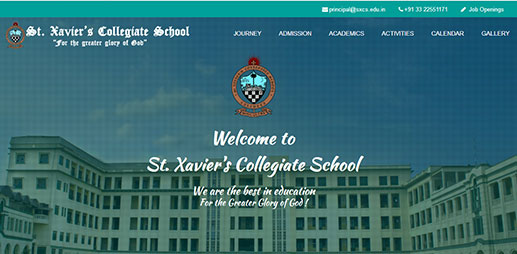 deisgn & development of school website